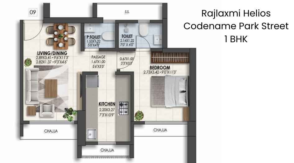Rajlaxmi-Helios-Codename-Park-Street-1BHK