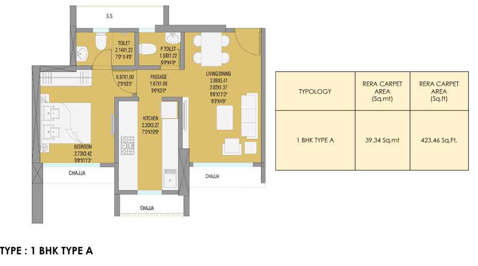 Rajlaxmi-Helios-Codename-Park-Street-1BHK-TypeA