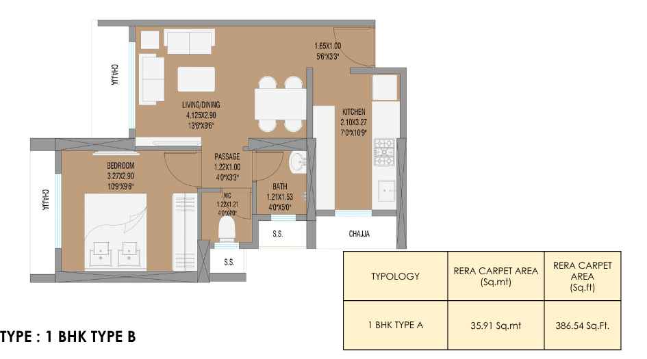 Rajlaxmi-Helios-Codename-Park-Street-1BHK-TypeB